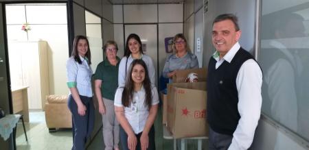 SMTCAS recebe doação de alimentos do Sicredi de Jóia