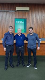 Prefeito e secretário de Jóia participam de posse do novo superintendente do Incra do RS 